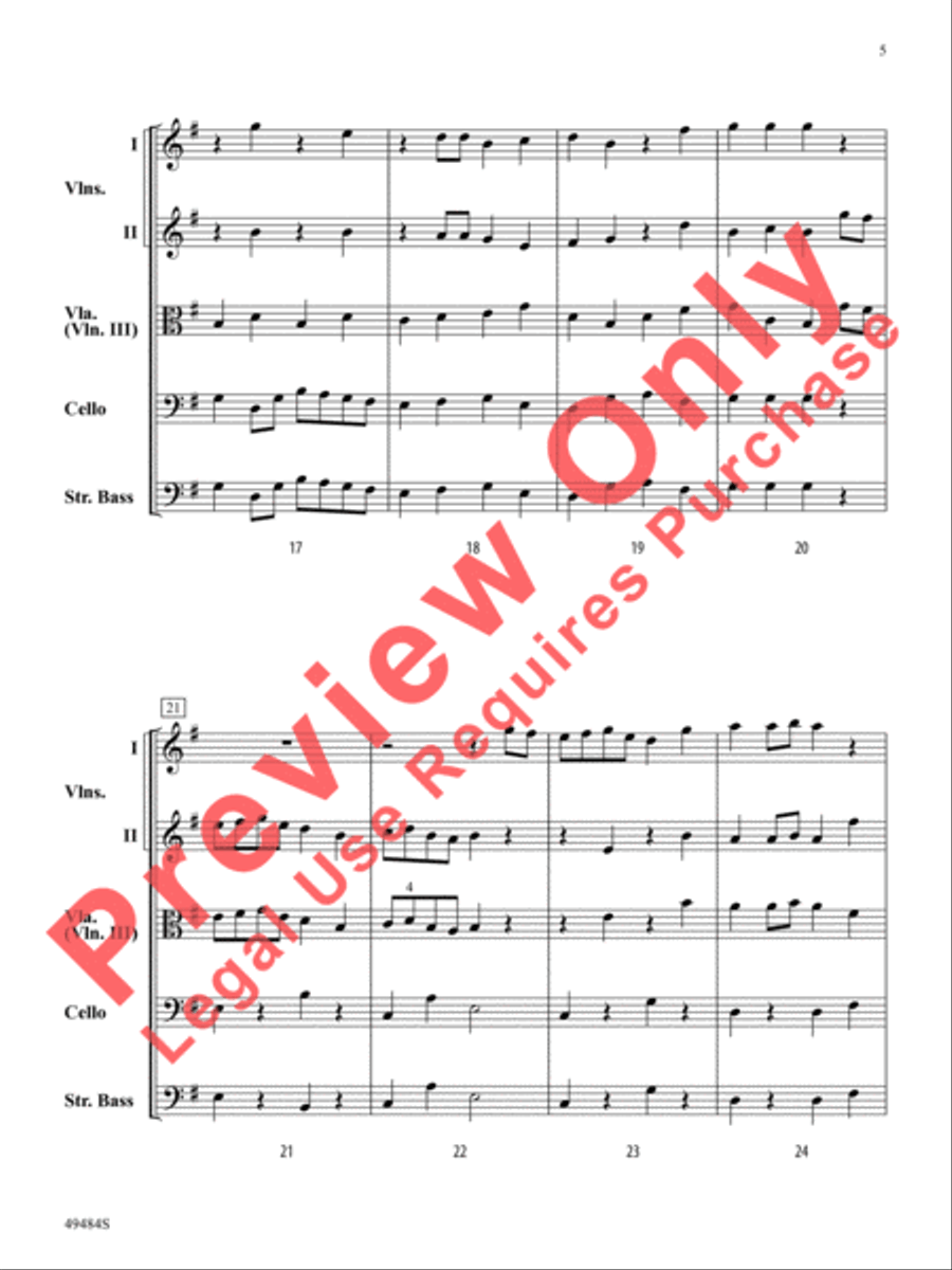 Pizzicato Parade Pizzicato Parade String Orchestra scores gallery preview page 6