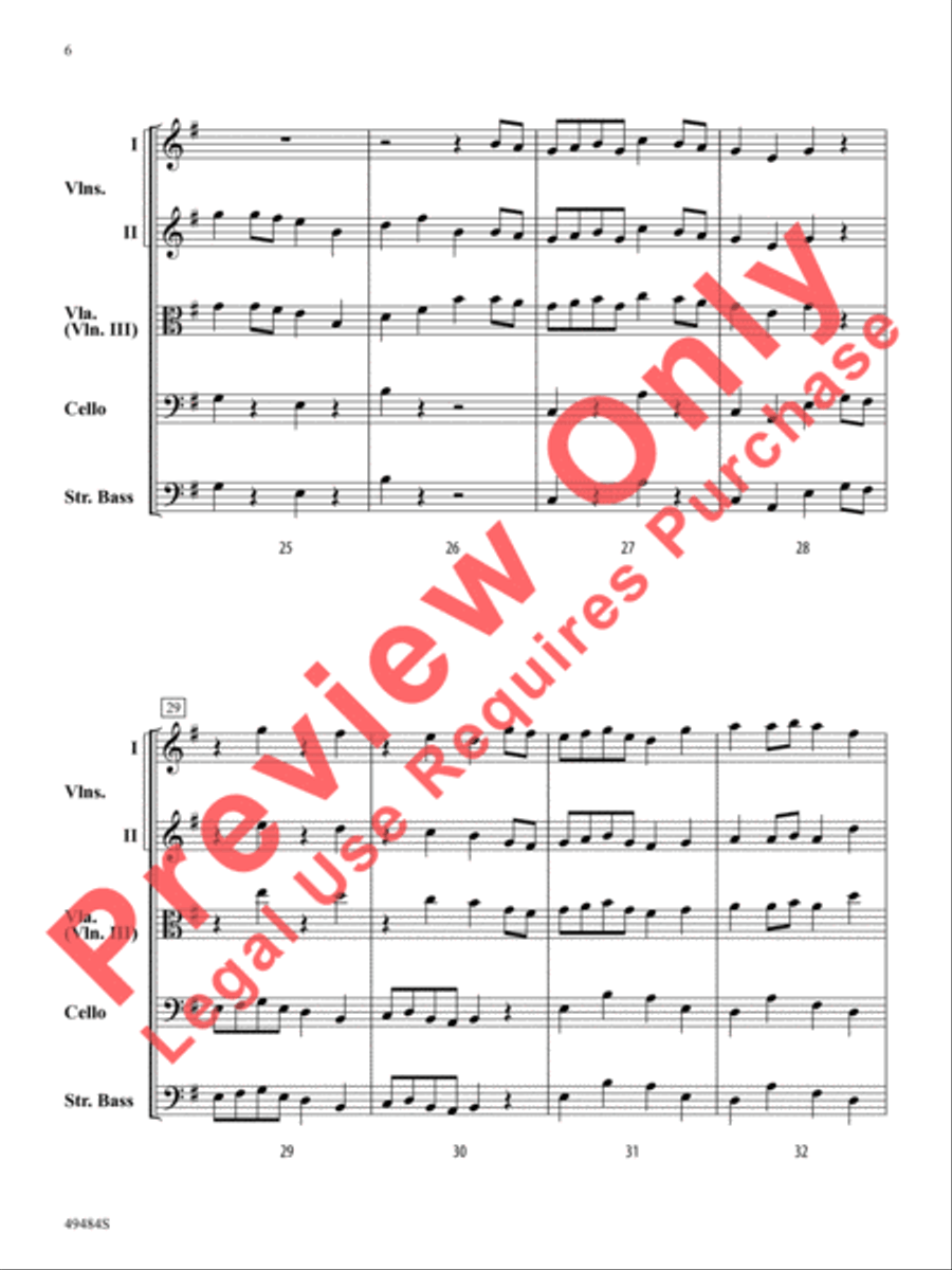 Pizzicato Parade Pizzicato Parade String Orchestra scores gallery preview page 7