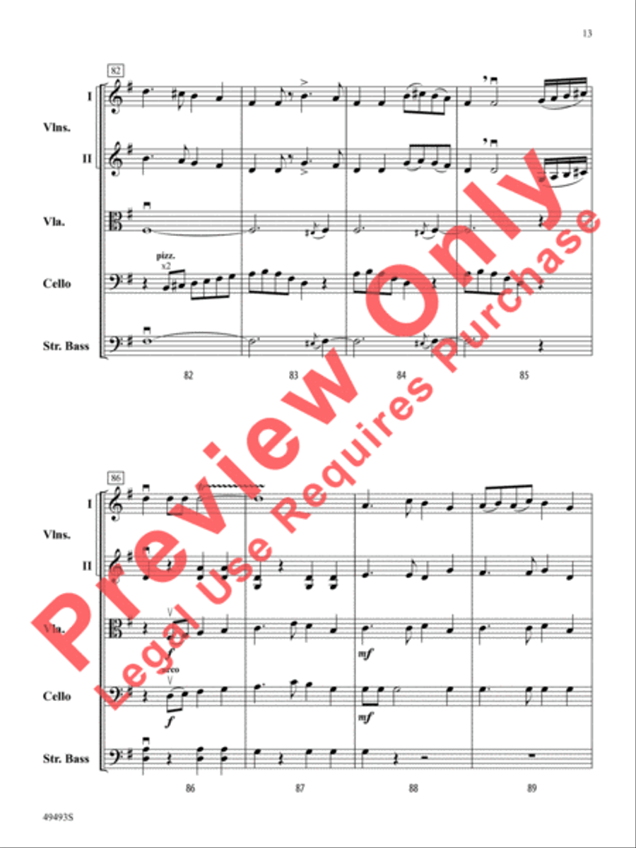 Hiawatha's Wedding Feast Hiawatha's Wedding Feast String Orchestra scores gallery preview page 14