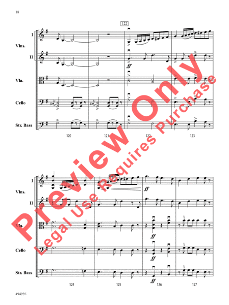 Hiawatha's Wedding Feast Hiawatha's Wedding Feast String Orchestra scores gallery preview page 19