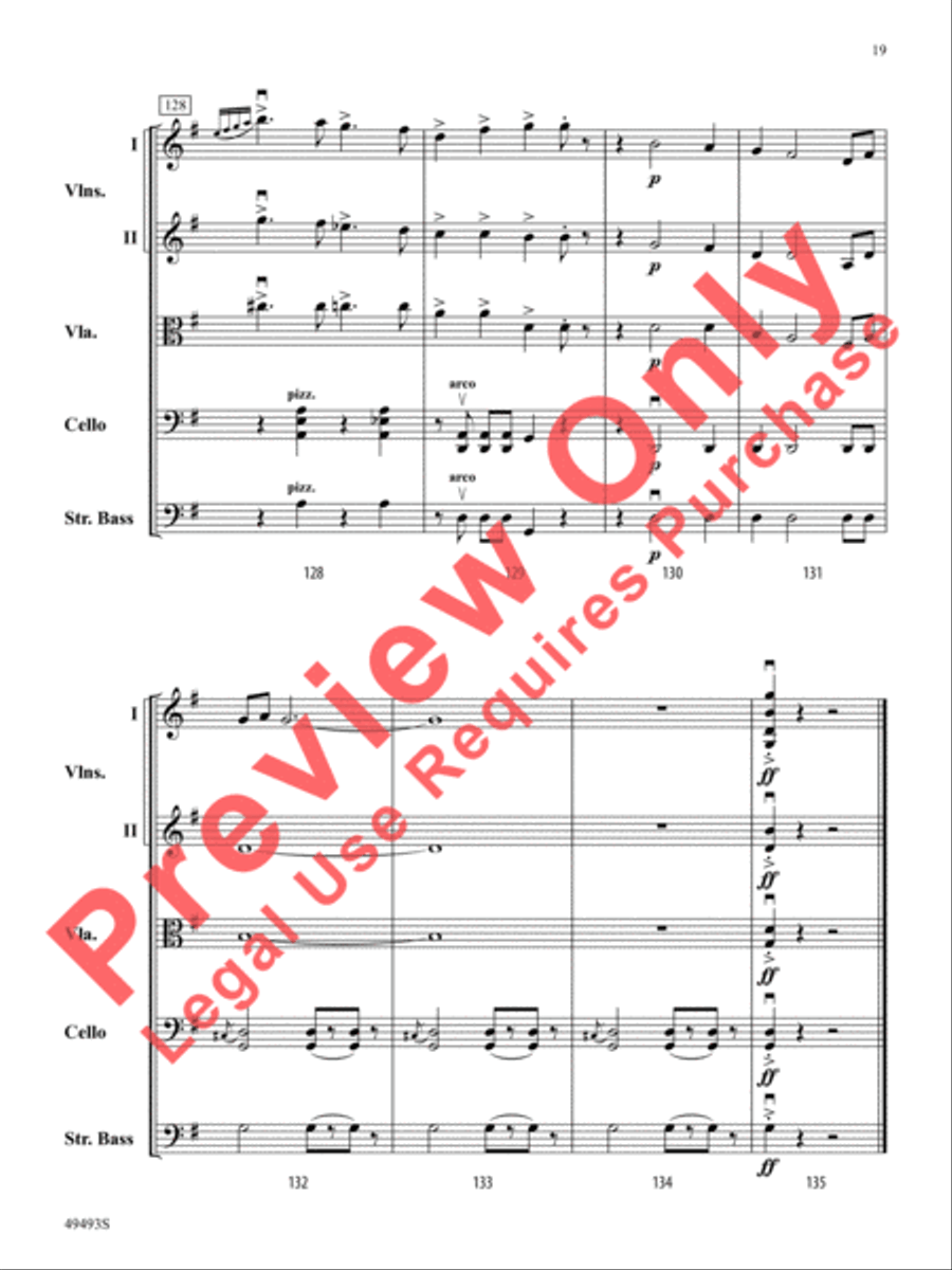 Hiawatha's Wedding Feast Hiawatha's Wedding Feast String Orchestra scores gallery preview page 20