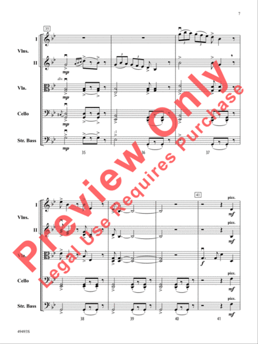 Hiawatha's Wedding Feast Hiawatha's Wedding Feast String Orchestra scores gallery preview page 8