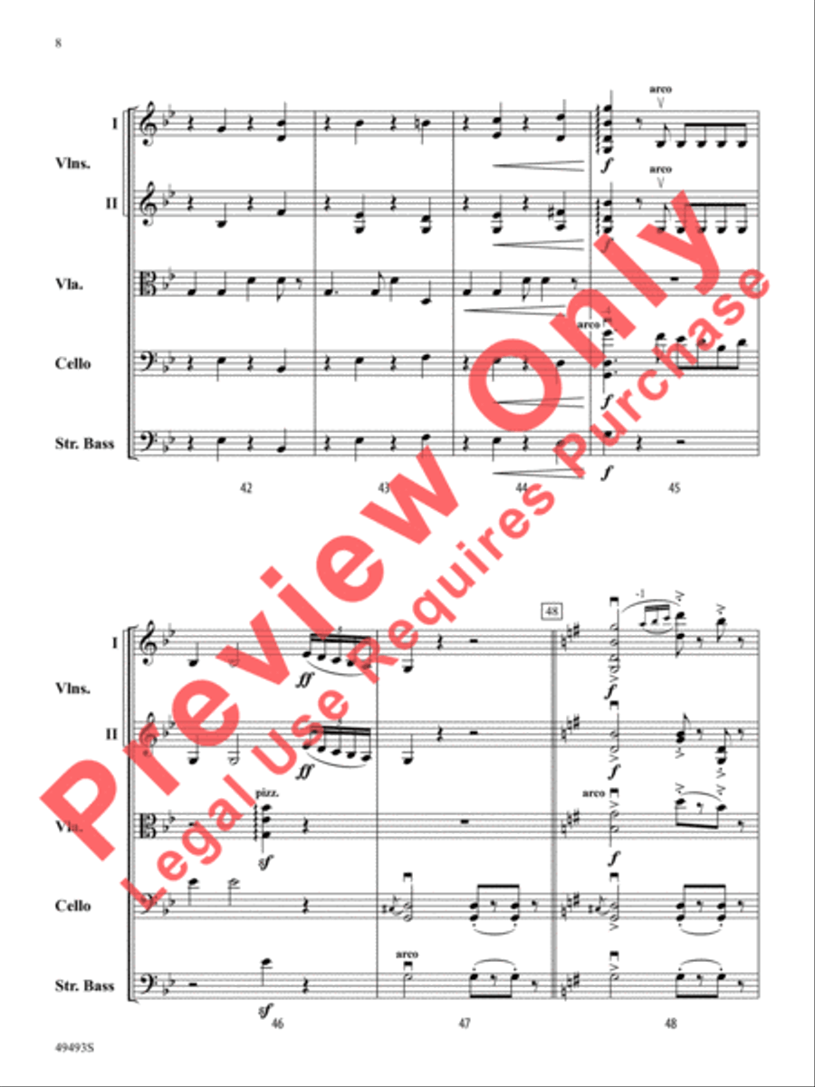 Hiawatha's Wedding Feast Hiawatha's Wedding Feast String Orchestra scores gallery preview page 9
