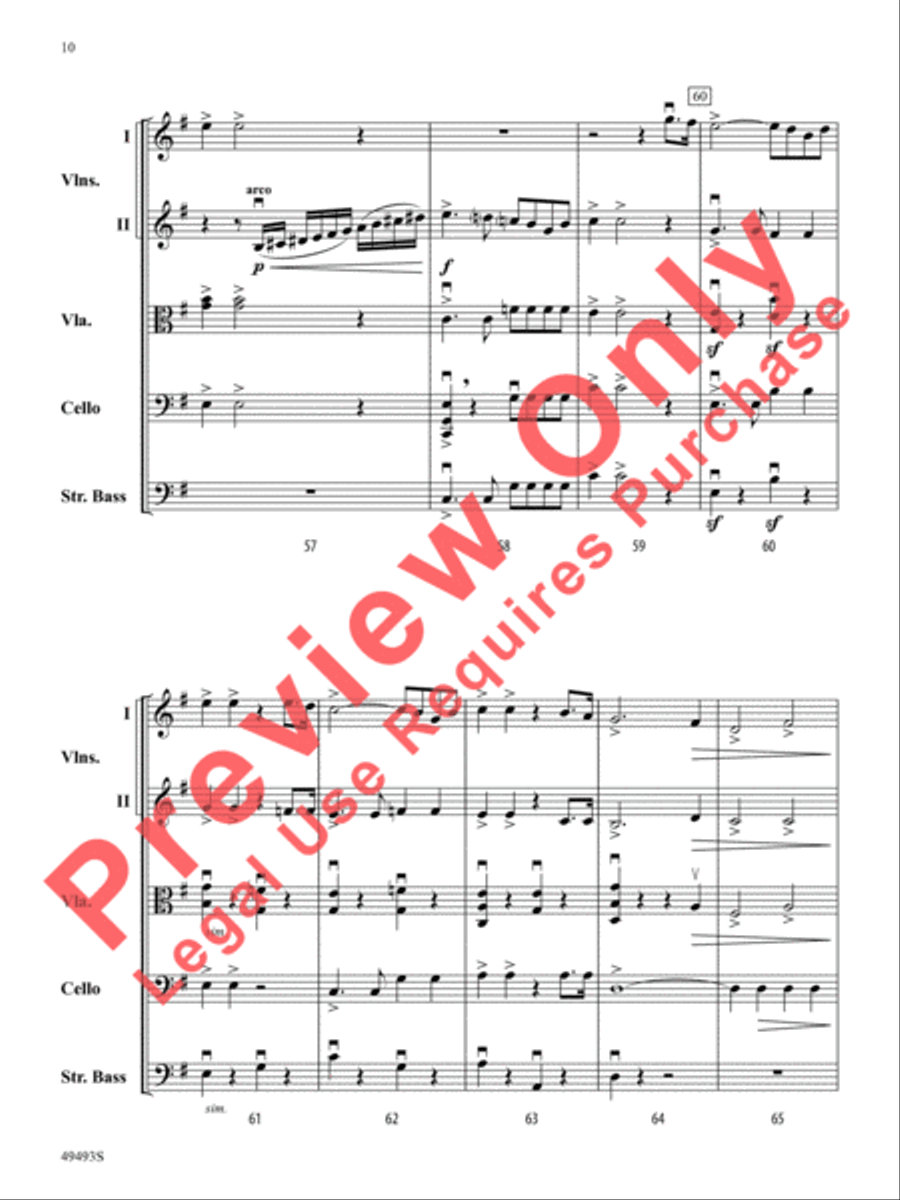 Hiawatha's Wedding Feast Hiawatha's Wedding Feast String Orchestra scores gallery preview page 11