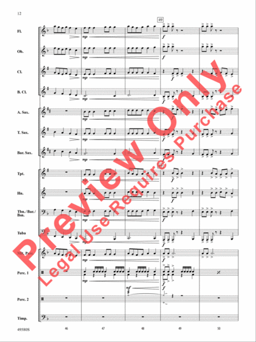 Ironworks Ironworks Concert Band scores gallery preview page 13