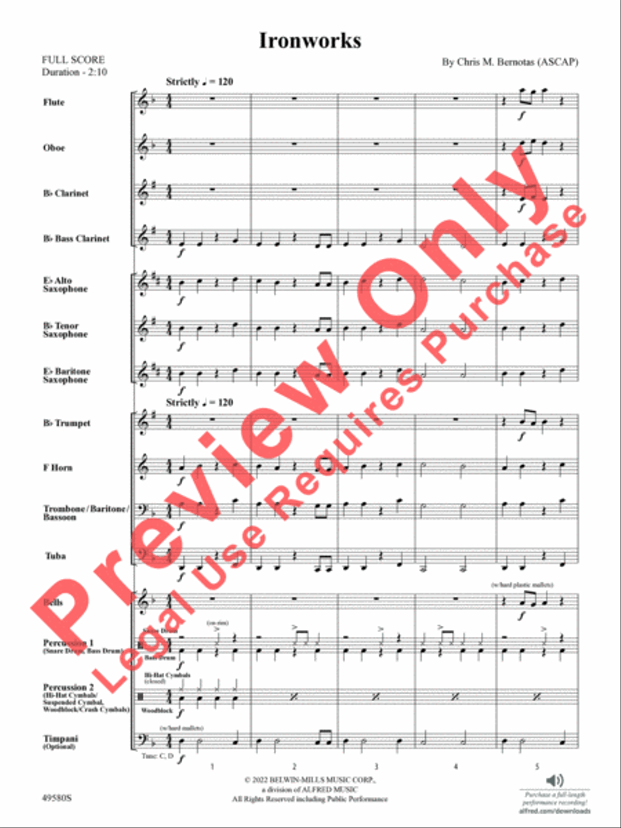 Ironworks Ironworks Concert Band scores gallery preview page 4