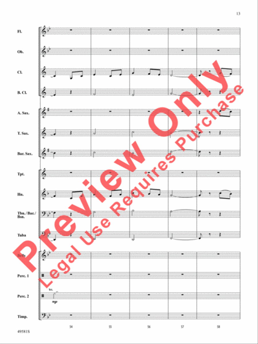 American River Medley American River Medley Concert Band scores gallery preview page 14