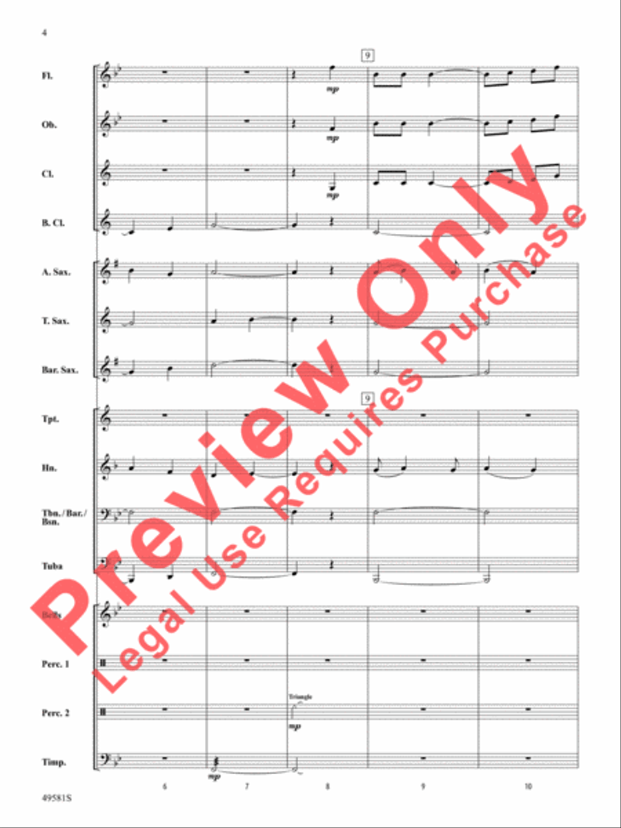 American River Medley American River Medley Concert Band scores gallery preview page 5