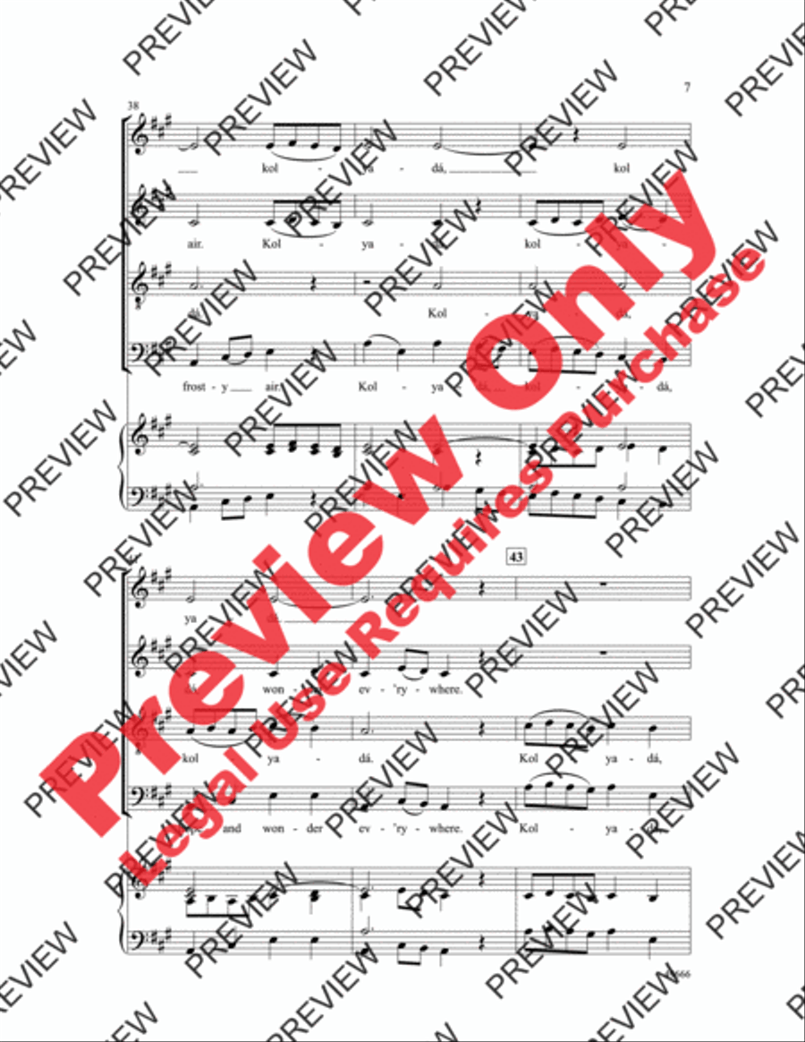 Kolyadá 4-Part scores gallery preview page 8