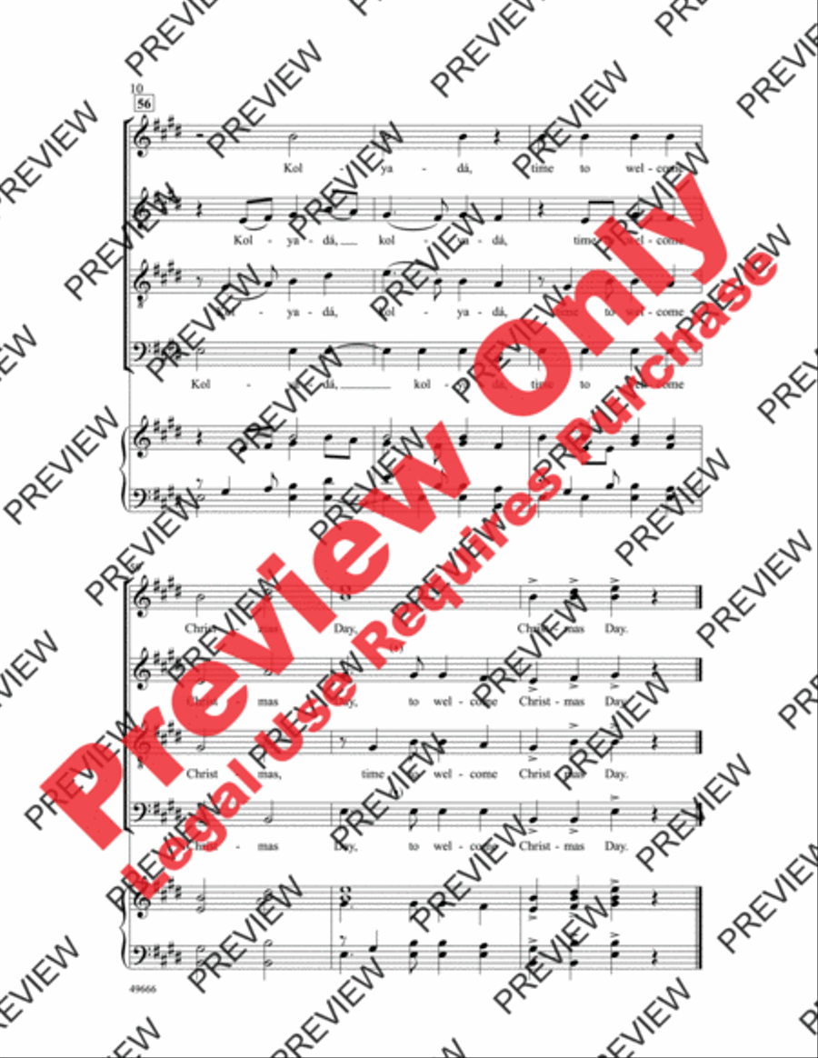 Kolyadá 4-Part scores gallery preview page 11