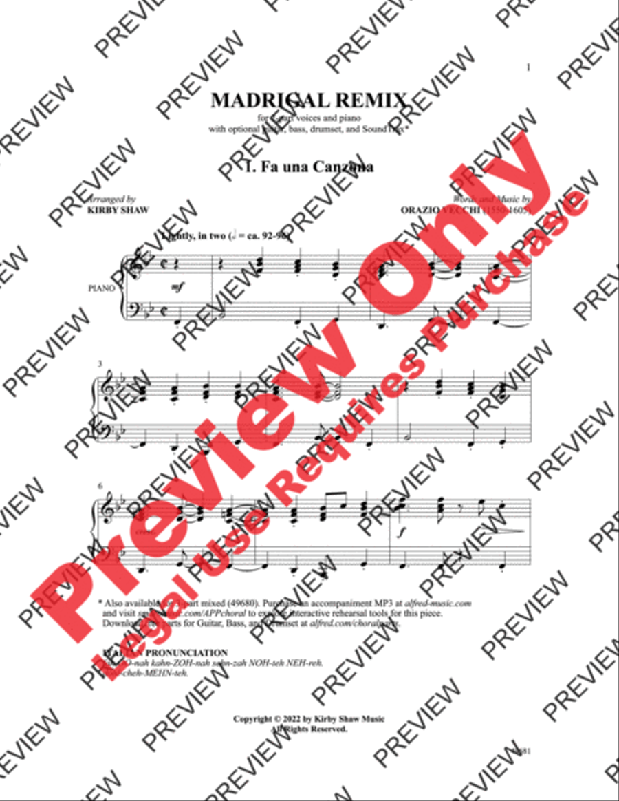 Madrigal Remix Madrigal Remix 2-Part scores gallery preview page 2