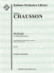 Poeme for Violin and Orchestra, Op. 25