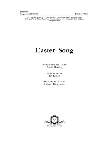 Easter Song - Orchestral Score and Parts (Digital Download)