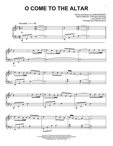 O Come To The Altar (arr. Phillip Keveren)
