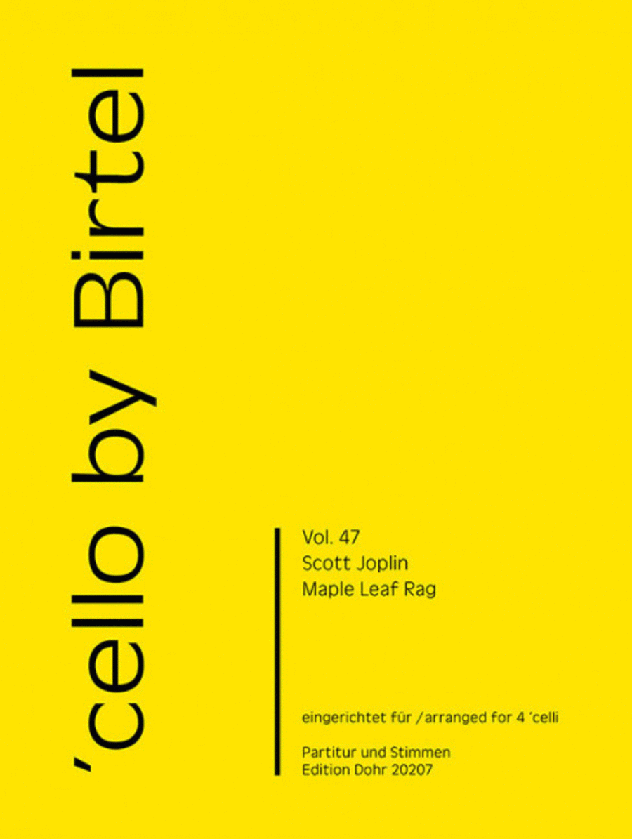 Maple Leaf Rag Vol. 47 Cello scores gallery preview page 1