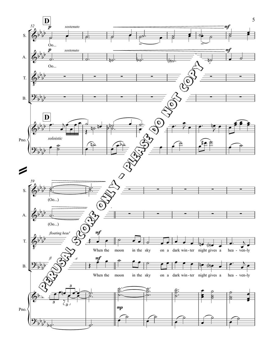 A Reflection Of You A Reflection Of You 4-Part scores gallery preview page 5