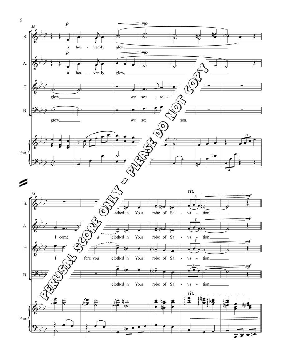 A Reflection Of You A Reflection Of You 4-Part scores gallery preview page 6