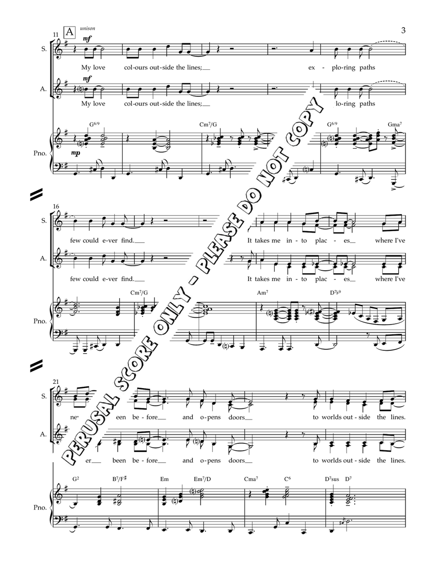 Outside The Lines Outside The Lines 4-Part scores gallery preview page 3