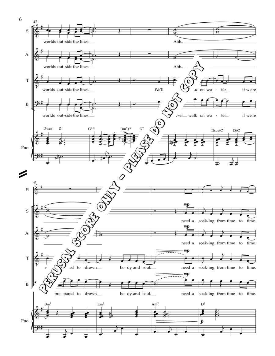 Outside The Lines Outside The Lines 4-Part scores gallery preview page 6