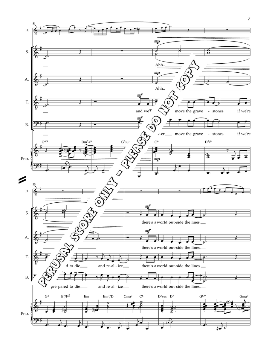 Outside The Lines Outside The Lines 4-Part scores gallery preview page 7