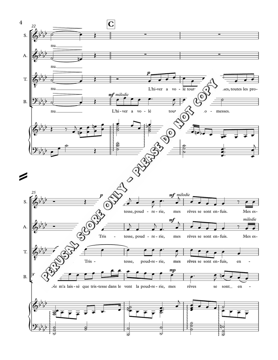 Mes Hivers Trilogy Mes Hivers Trilogy 4-Part scores gallery preview page 4