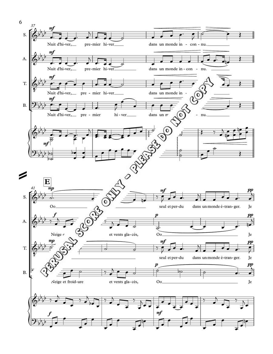 Mes Hivers Trilogy Mes Hivers Trilogy 4-Part scores gallery preview page 6