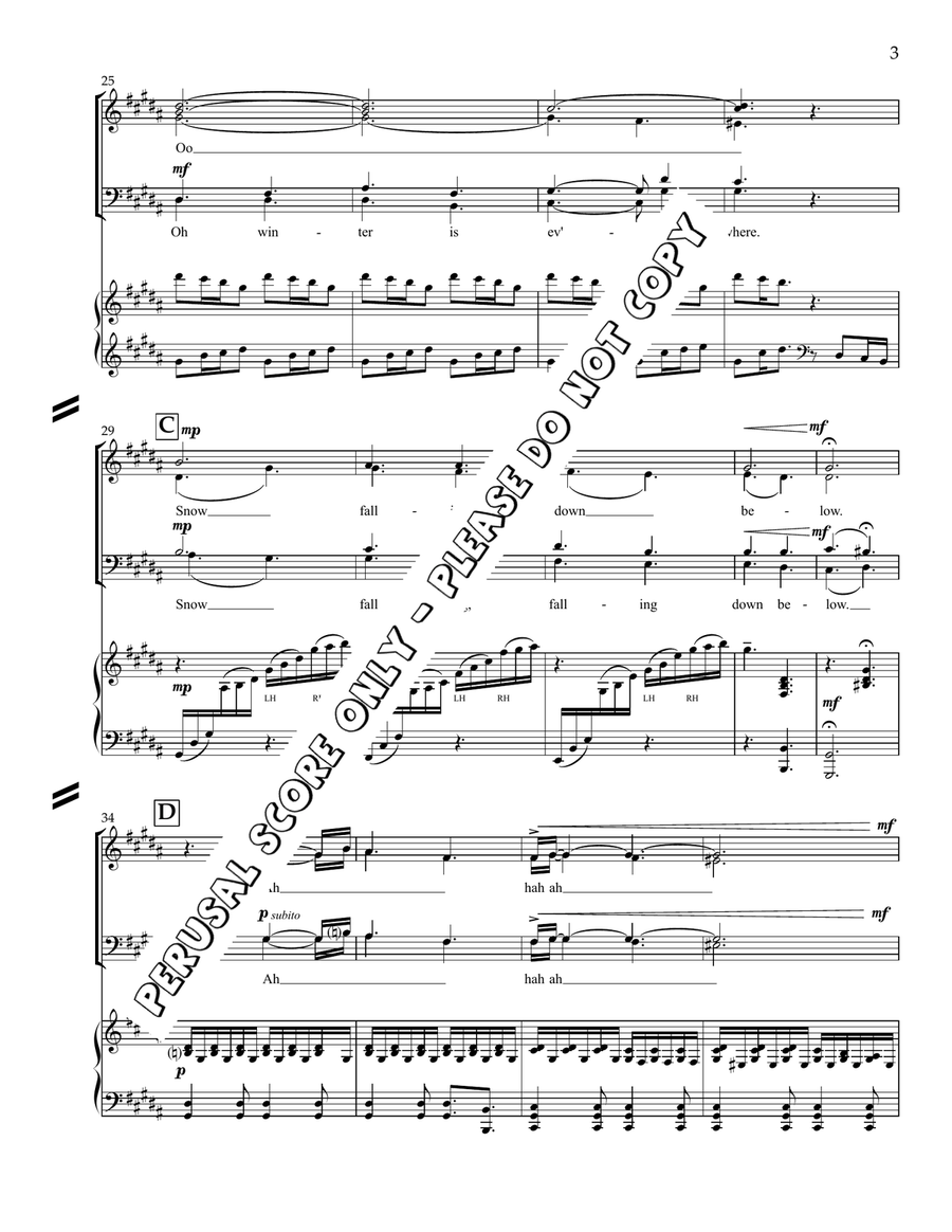 Winter Winter 4-Part scores gallery preview page 4