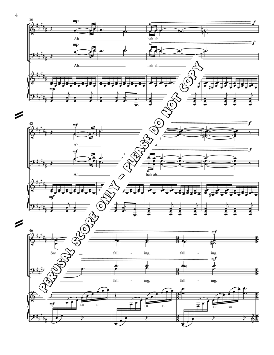 Winter Winter 4-Part scores gallery preview page 5