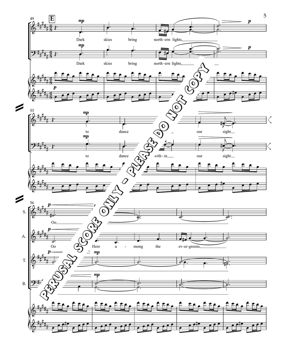 Winter Winter 4-Part scores gallery preview page 6