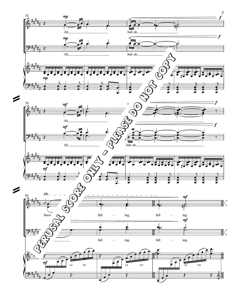 Winter Winter 4-Part scores gallery preview page 8