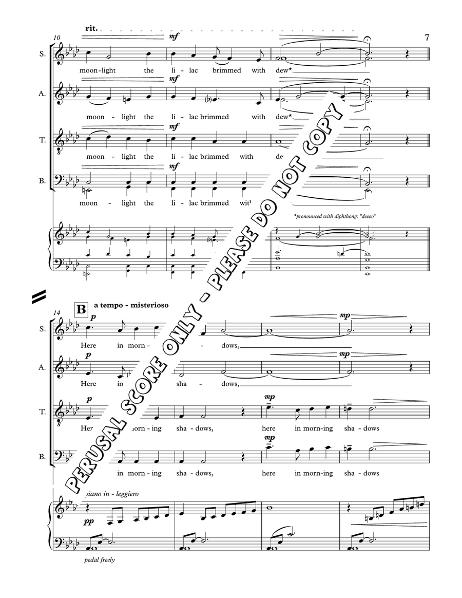 May Song May Song 4-Part scores gallery preview page 3