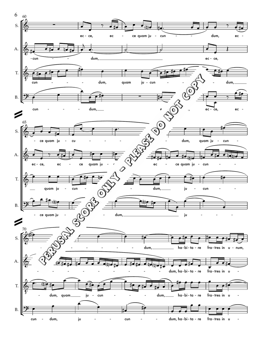 Ni De L’est, Ni De L’quest 4-Part scores gallery preview page 6