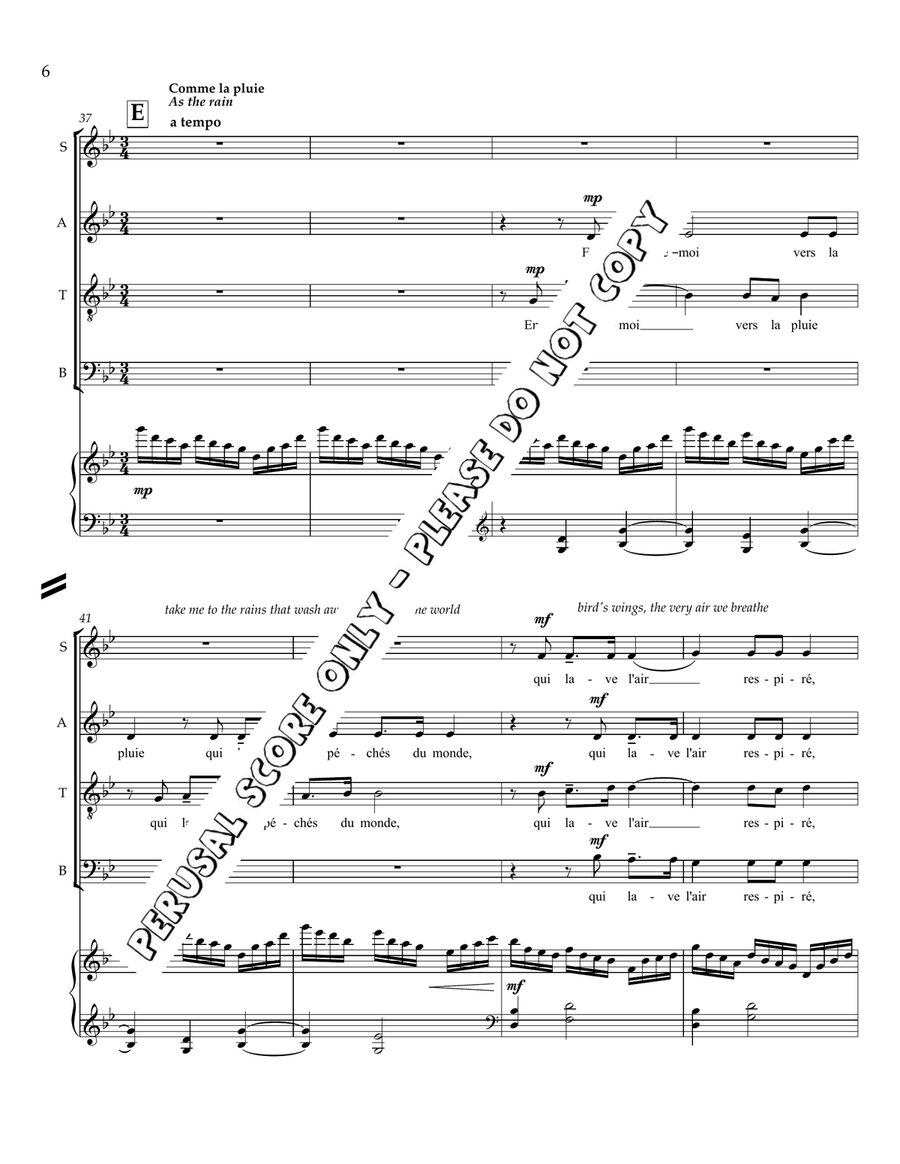Emmène-Moi Emmène-Moi 4-Part scores gallery preview page 7