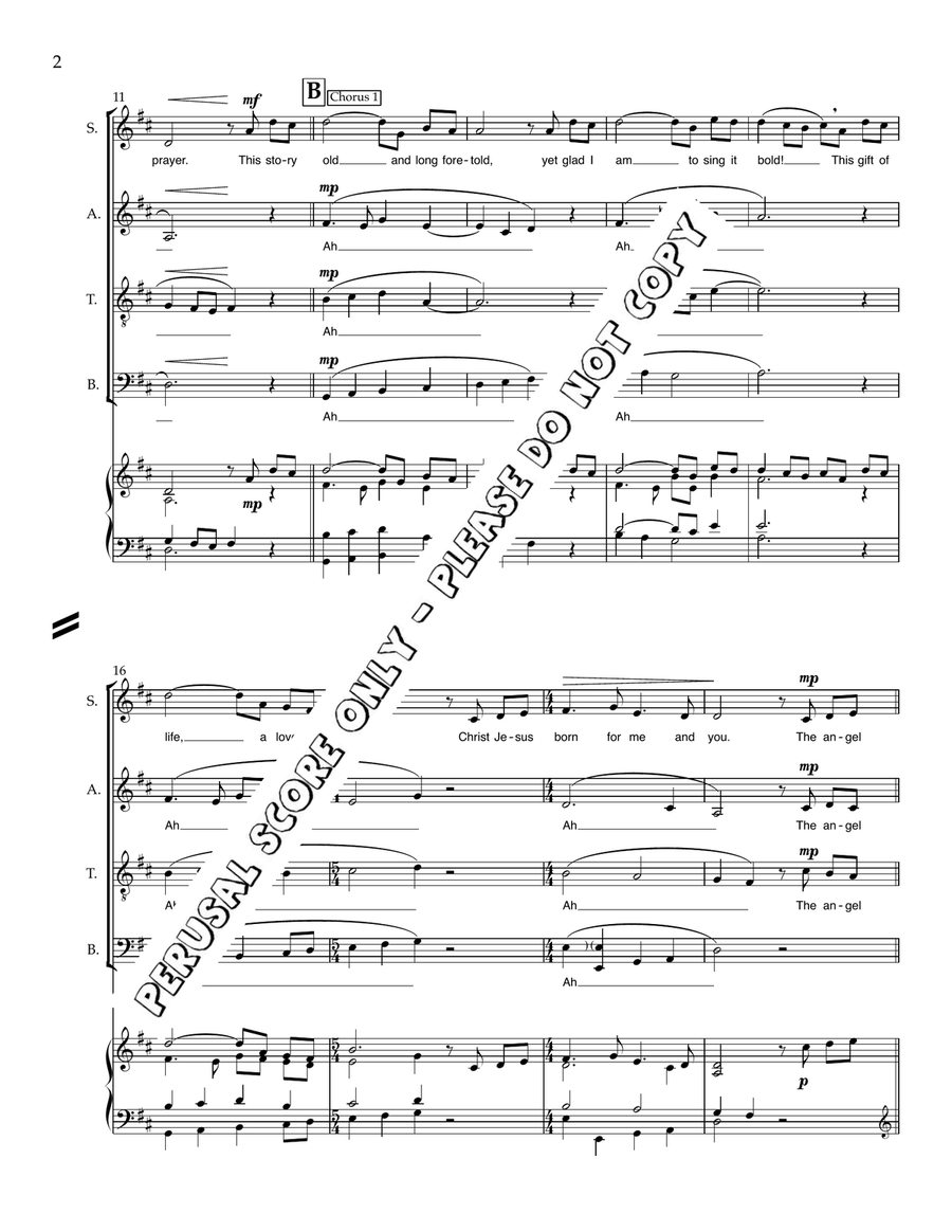 Good News Carol Good News Carol 4-Part scores gallery preview page 3