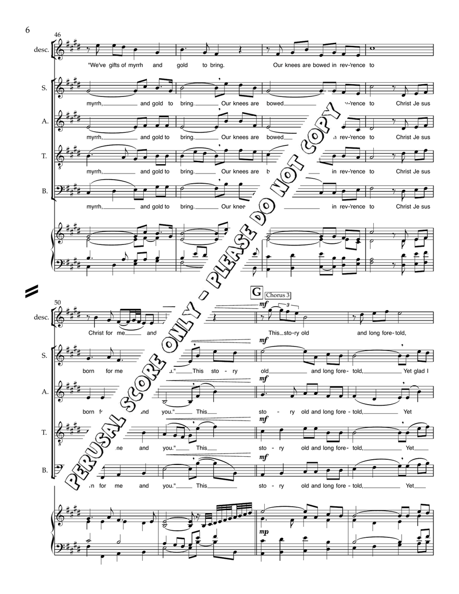 Good News Carol Good News Carol 4-Part scores gallery preview page 7