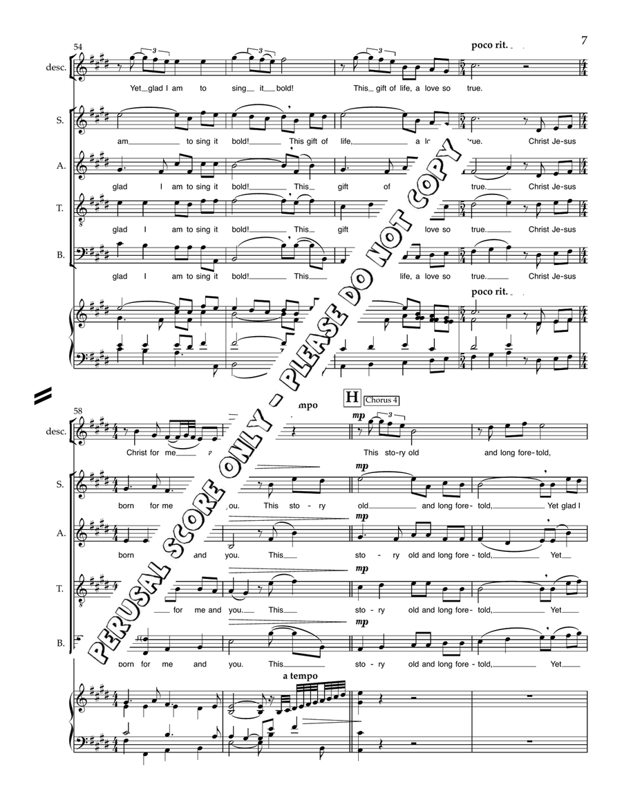 Good News Carol Good News Carol 4-Part scores gallery preview page 8