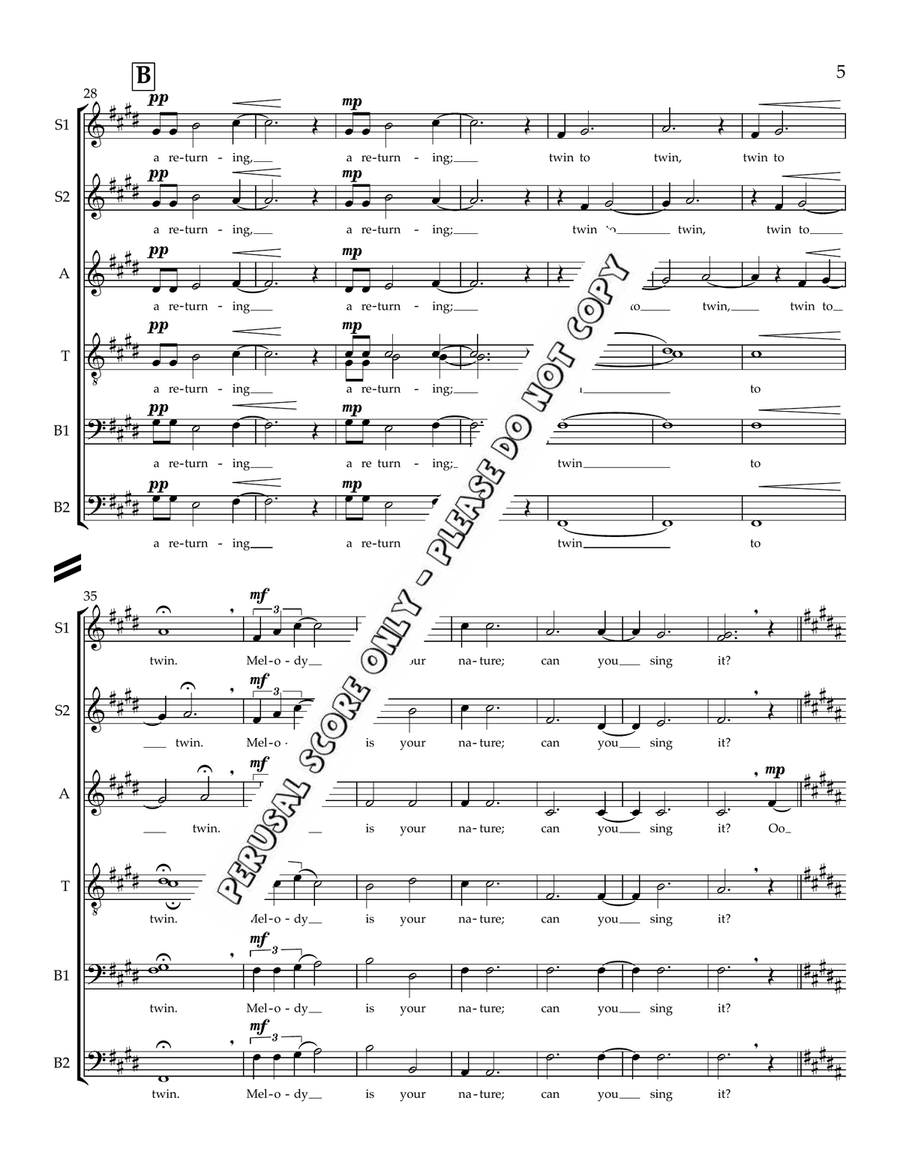Music Is Vibration Music Is Vibration 4-Part scores gallery preview page 5