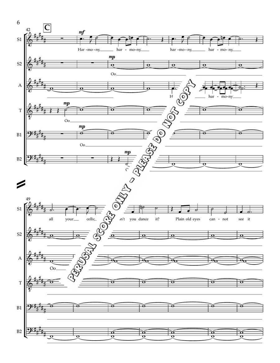 Music Is Vibration Music Is Vibration 4-Part scores gallery preview page 6