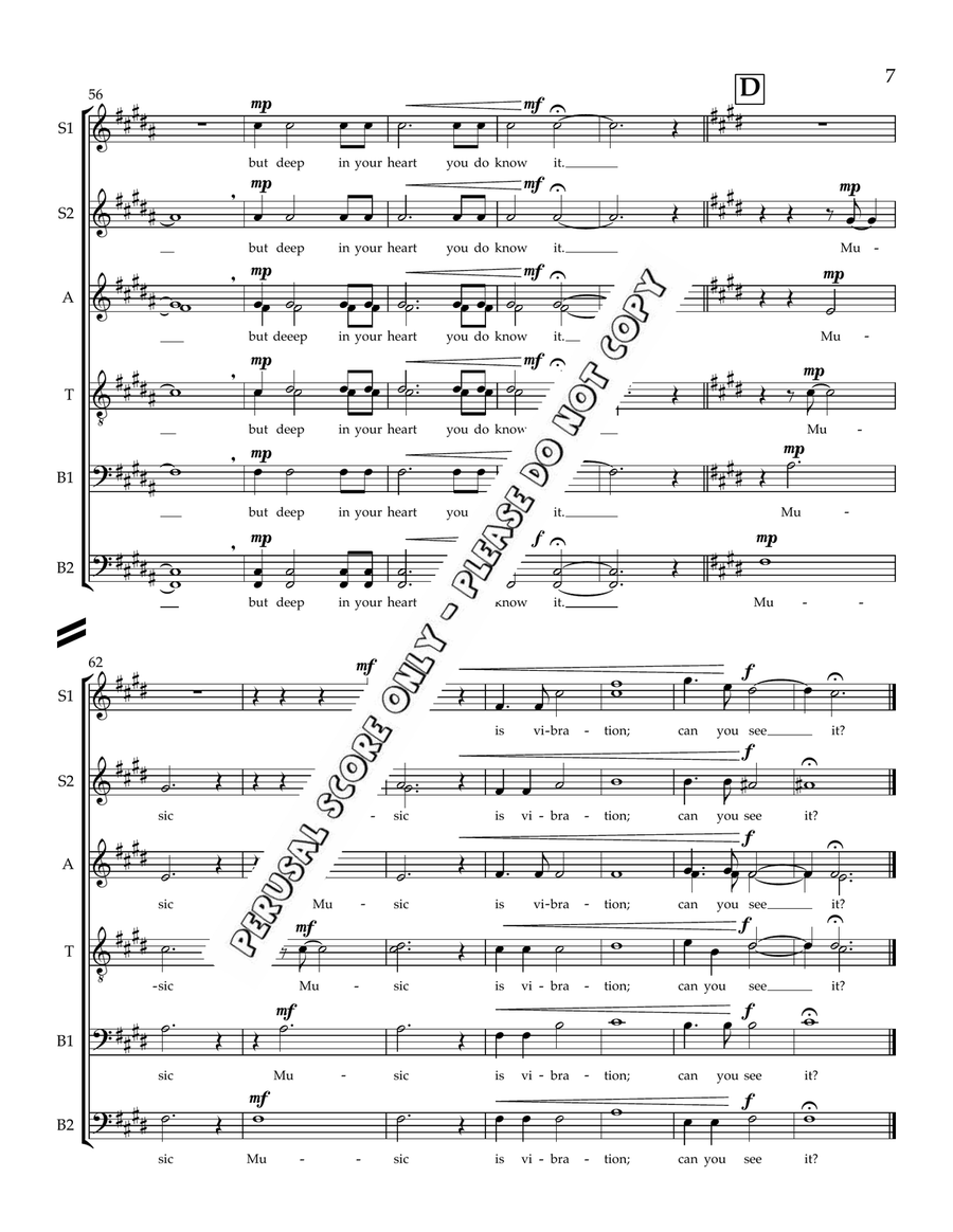 Music Is Vibration Music Is Vibration 4-Part scores gallery preview page 7