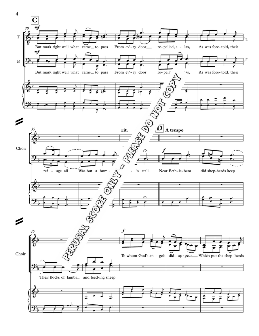 In Bethlehem Upon That Morn 4-Part scores gallery preview page 4