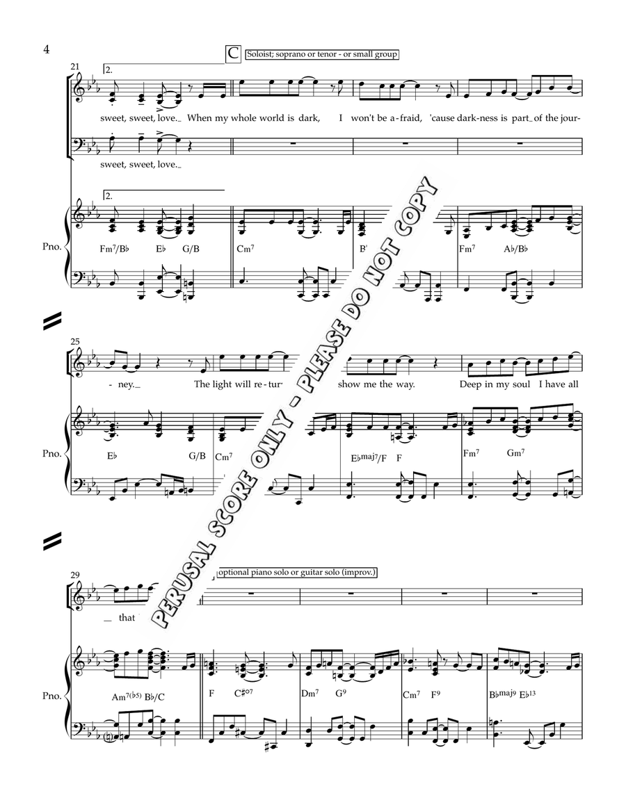 I’ve Got A Joy, Joy I’ve Got A Joy, Joy 4-Part scores gallery preview page 4