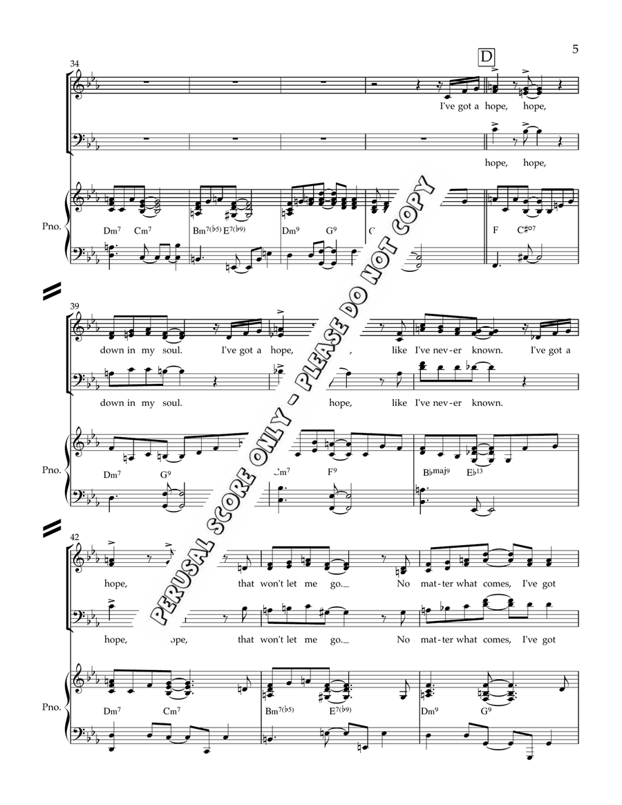 I’ve Got A Joy, Joy I’ve Got A Joy, Joy 4-Part scores gallery preview page 5