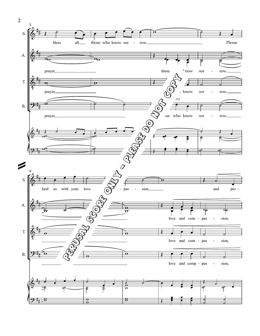 God Be With Us God Be With Us 4-Part scores gallery preview page 3