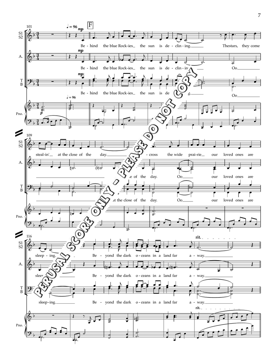 Canadian Railroad Trilogy 4-Part scores gallery preview page 8