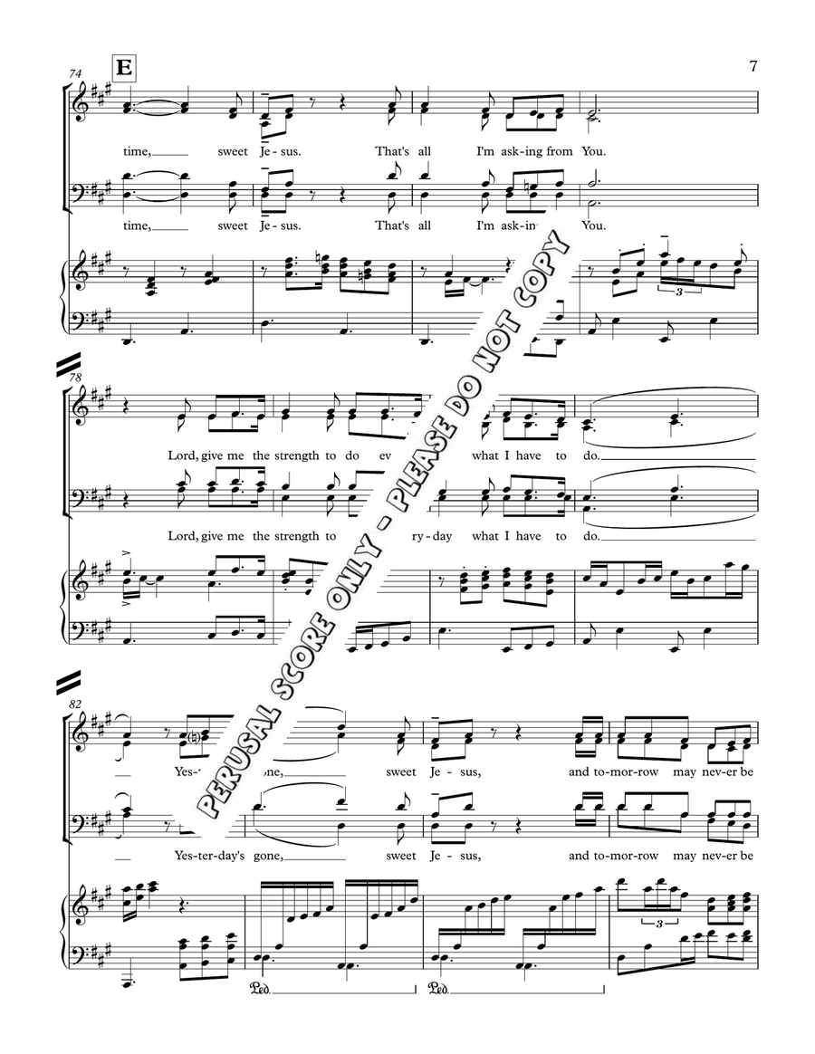 One Day At A Time One Day At A Time 4-Part scores gallery preview page 8