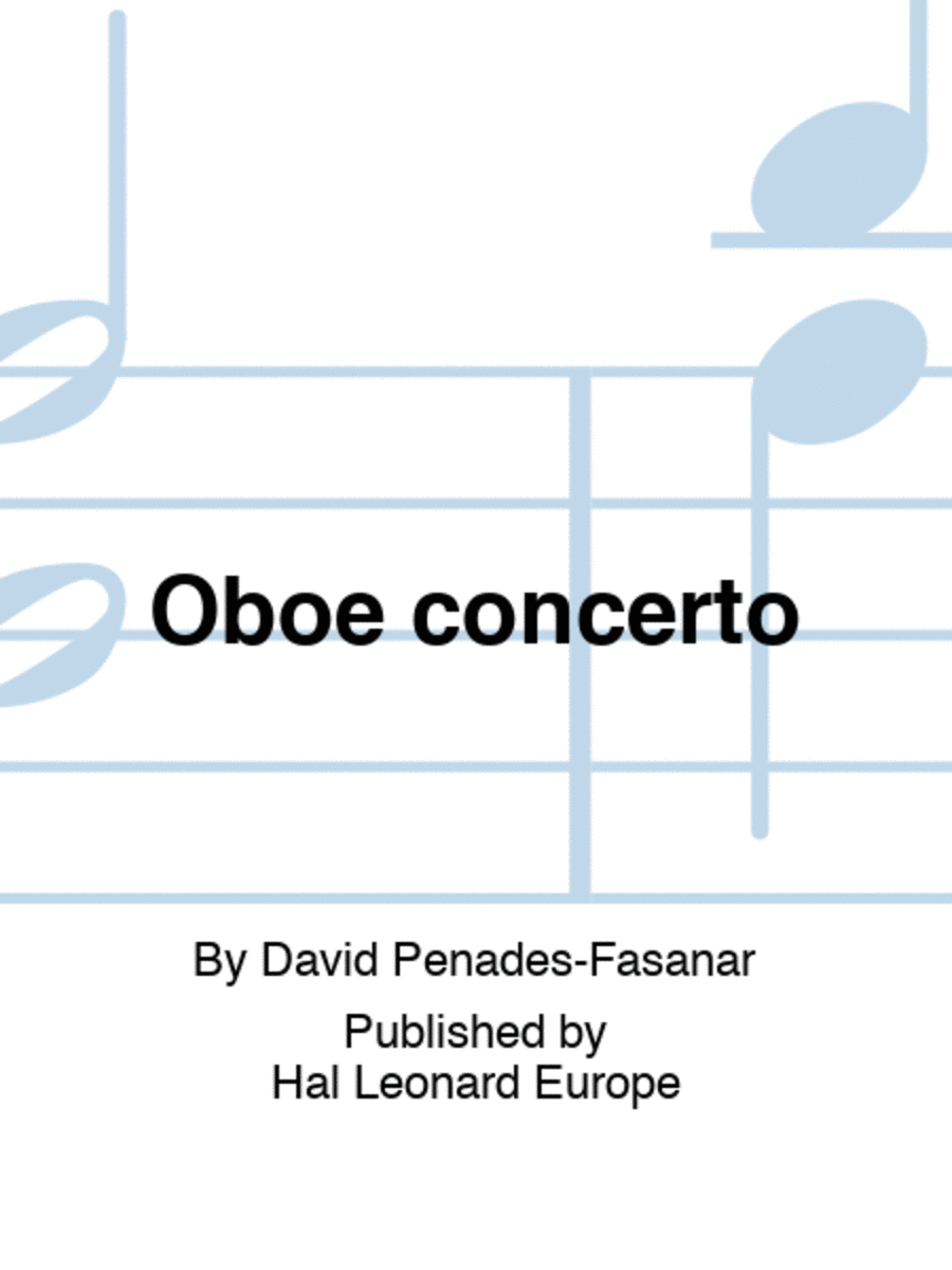Oboe concerto Oboe Solo scores gallery preview page 1
