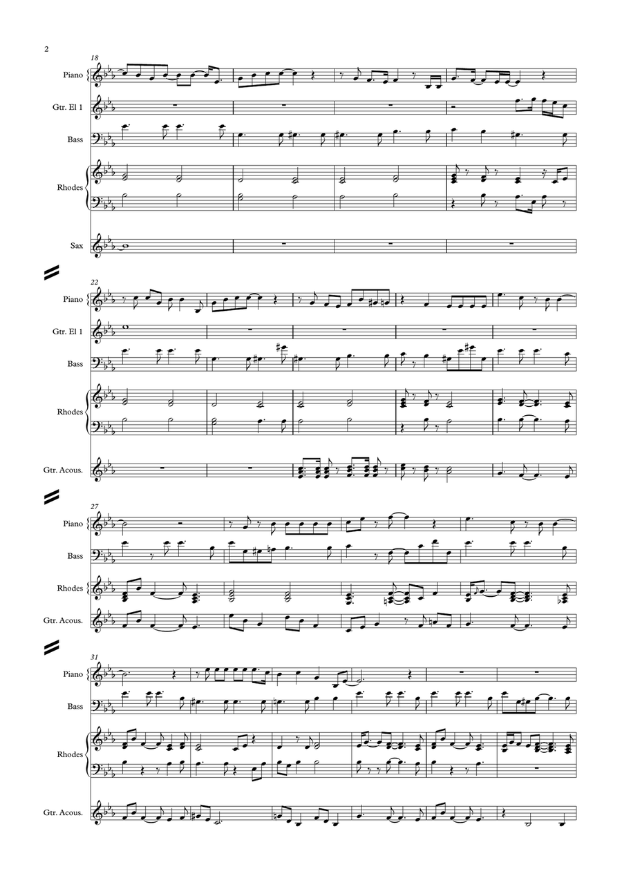 Time Passages - Score Only Small Ensemble scores gallery preview page 2