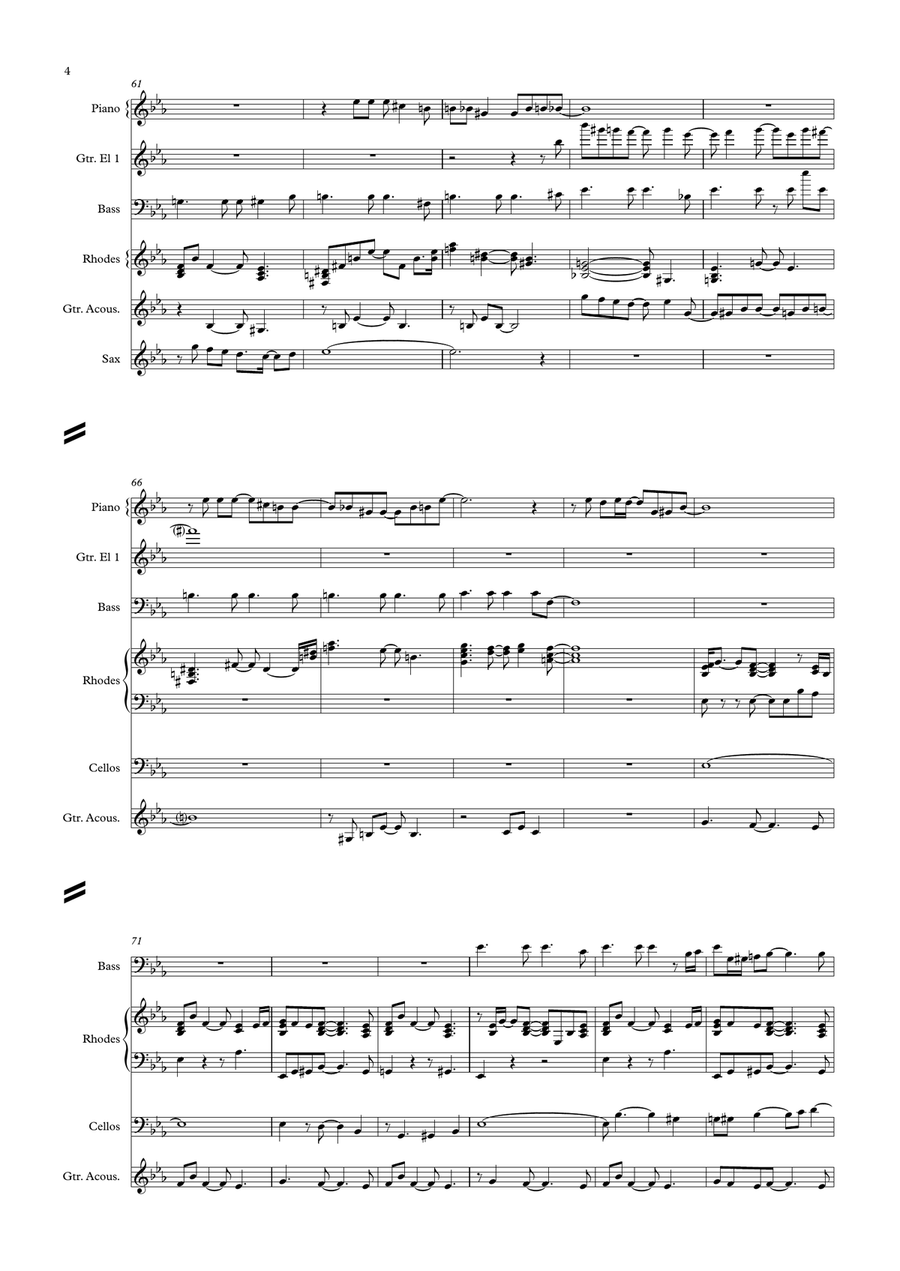Time Passages - Score Only Small Ensemble scores gallery preview page 4