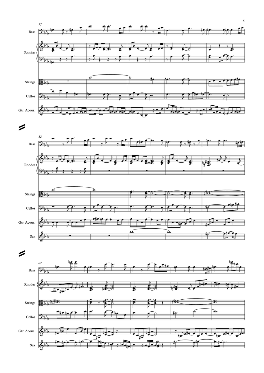 Time Passages - Score Only Small Ensemble scores gallery preview page 5