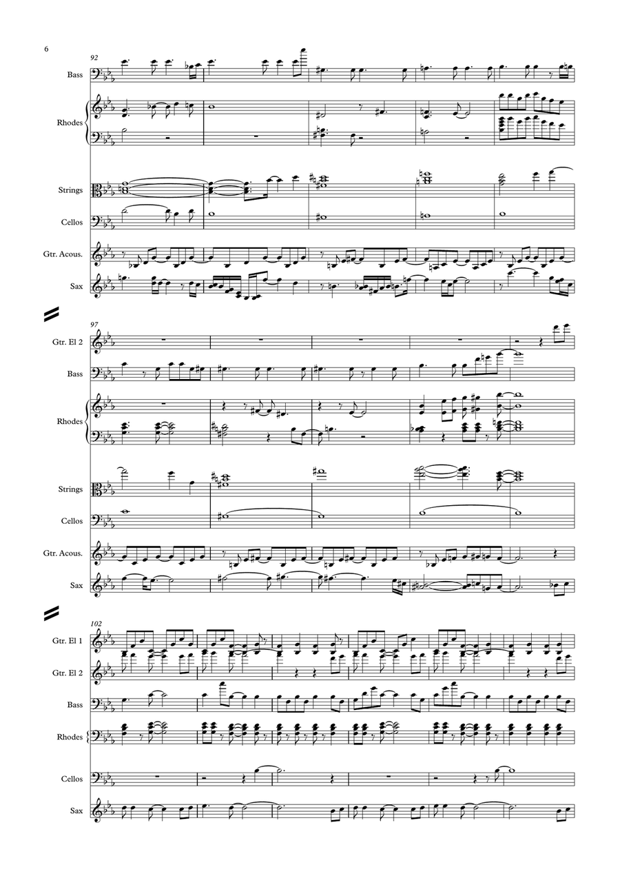 Time Passages - Score Only Small Ensemble scores gallery preview page 6